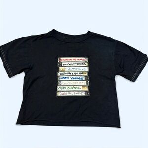 tupac shakur crop tee